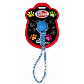 Кучешка играчка за дърпане с гумена топка PET NOVA 40см